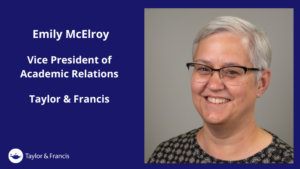 Emily McElroy Joins Taylor & Francis as Vice President of Academic Relations