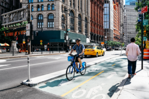 Post-pandemic cycling boom in major cities, as cyclist safety improved thanks to more and better cycling infrastructure